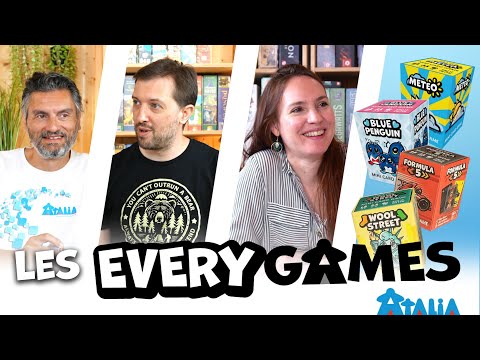 4 jeux de poche de la nouvelle gamme Every Games d'Atalia