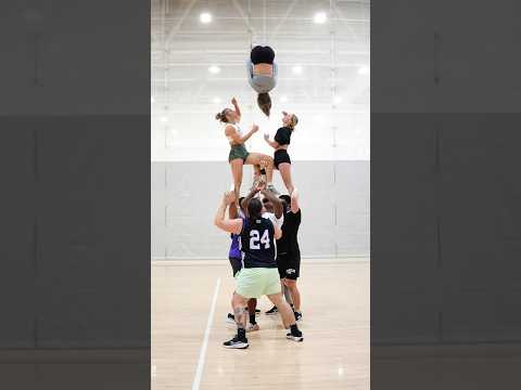 cheerleaders are not human #cheerleaders #stunts