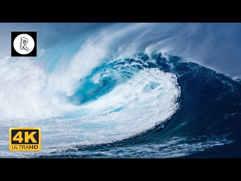10 Hours of Huge Waves - Relaxing Sounds for Sleep, Ocean Sounds Ambiance for Relaxation &amp; Spa