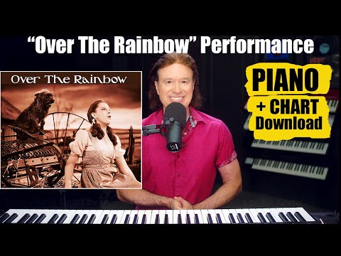 "Over The Rainbow" Playing Piano by Simple Chart (+Chart Download)