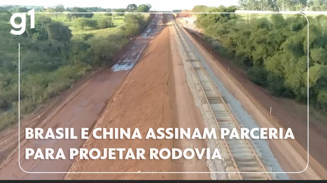 Brasil e China firmam parceria que prevê ferrovia ligando Atlântico e Pacífico