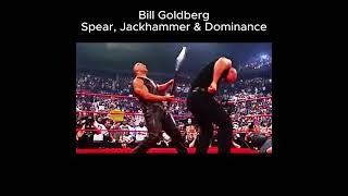 Bill Goldberg Spear, Jackhammer & Pure Dominance 💥 WWE Legend in Action