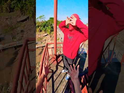 Spiderman ball😭Ep.135🏀 #spiderman #parkour #shorts