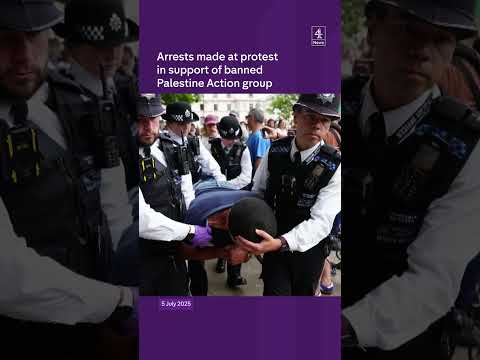 Arrests at protest for Palestine Action