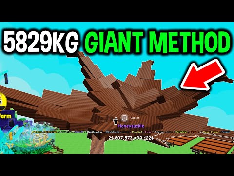 BROKEN GIANT 5829KG METHOD in Roblox Grow a Garden..