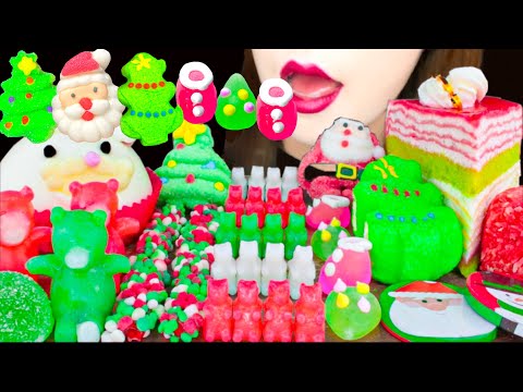 【ASMR】【咀嚼音 】クリスマス🎅🎄MUKBANG 먹방 食べる音 EATING SOUNDS NO TALKING