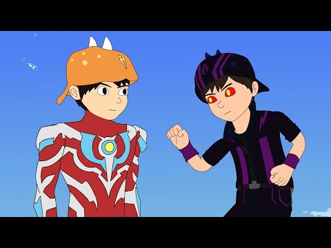 Ultraman Kepala Boboiboy Disrang Boboiboy Jahat