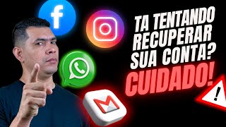 EU RECUPERO SEU INSTAGRAM,SEU FACEBOOK,SEU WHATSAPP E ATÉ SEU GMAIL! É ISSO QUE ELES FALAM! CUIDADO!