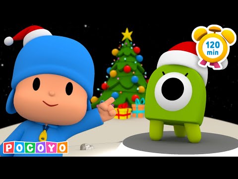 🎄 ¡La Navidad de Pocoyó con el pequeño extraterrestre! 🎁 ¡Vamos a decorar un árbol! | Pocoyo Español