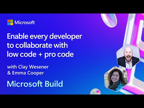 Enable every developer to collaborate with low code + pro code | BRK202