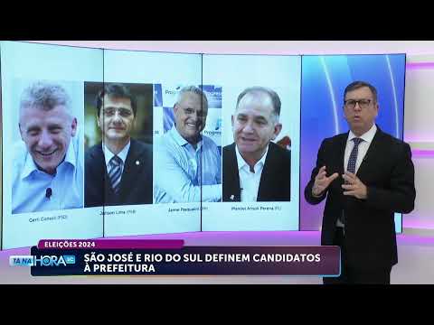 Eleições 2024: São José e rio do Sul definem candidatos à prefeitura | Roberto Azevedo