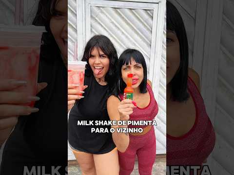 Milk-shake de pimenta para o vizinho 🌶️🥤