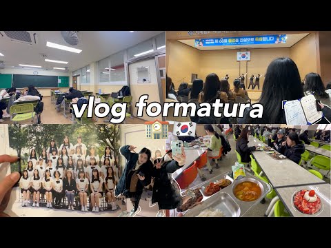 VLOG: formatura escola coreana, último dia de aula, album de formatura, saindo pós aula etc