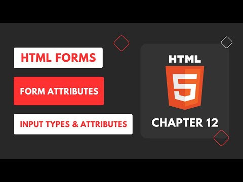 HTML Forms | Forms Attributes | HTML Input Types | Input Attributes