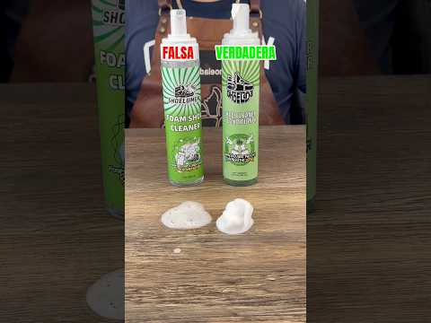 Shoelada verdadera✅ contra la shoelada falsa❌ #shoedoc #shoelada #limpiadordezapatos #150varos