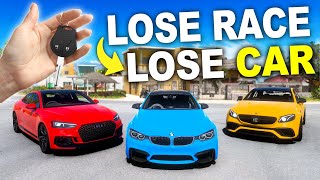 Forza, but if you're last - you LOSE your car!