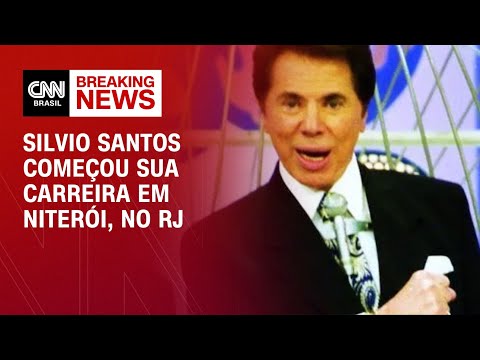 Silvio Santos começou sua carreira em Niterói, no RJ | AGORA CNN