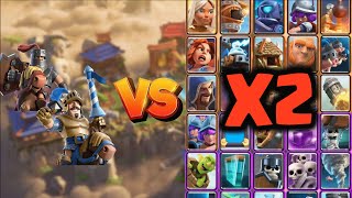 PRINCE + DARK PRINCE VS EVERY CARD X2 | Clash Royale