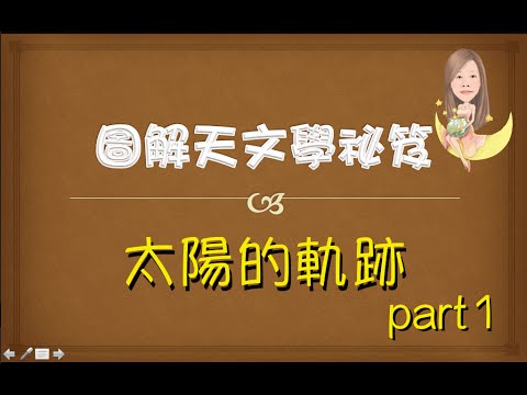 太陽的軌跡part1－講課（直升課程-5） - YouTube(21分28秒)