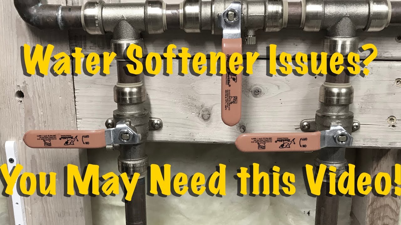 How To Install A Water Softener Bypass Valve