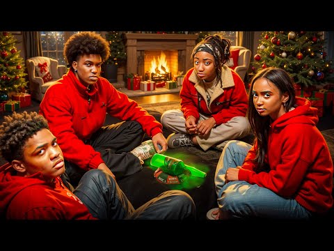 SPIN THE BOTTLE 🍾🎄| Drama Friendmas| Kinigra Deon