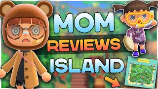 My Mom Rates My Animal Crossing Island 😭