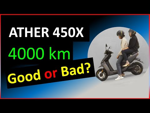 ATHER 450X Gen 3 | Review After 4000 km of Drive | Does it work well?