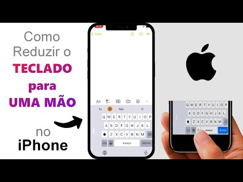 Como Reduzir o TECLADO para UMA MÃO no iPhone