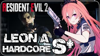 【Resident Evil 2】Leon A Hardcore S+ // Full Run !!