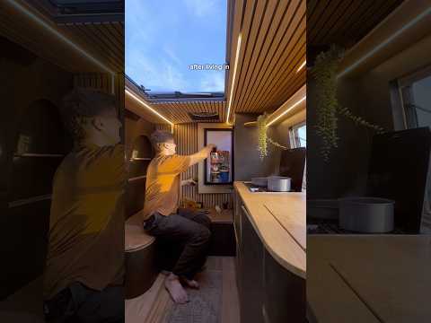 Night Routine Living in A Teeny Tiny Van in Mexico! ๐๐ฒ๐ฝ๐ค#vanlife #camper #couple #travel