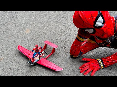 How to make a Spider-Man Airplane - Airplane Car - Airplane - Aeroplan