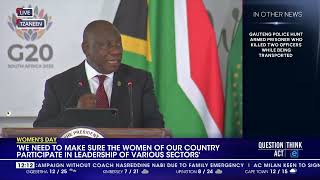 Women's Day | We want the women of our country to rise - Ramaphosa