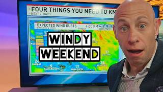 A Cooler & Windy Weekend