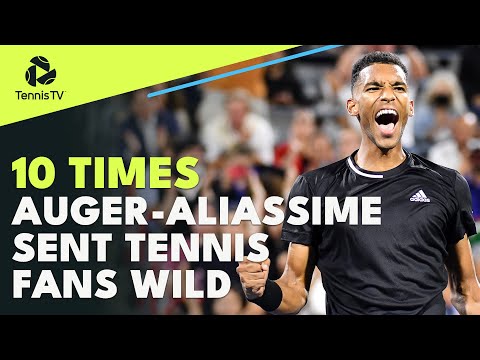 10 Times Felix Auger-Aliassime Sent Tennis Fans WILD! 😱