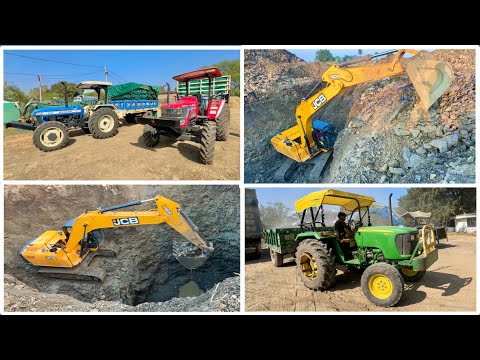 JCB 205 से पहली बार कुआ बनाया | PB 1 Sold 2350 /- Mahindra Arjun Novo | New Holland 3630 John Deere