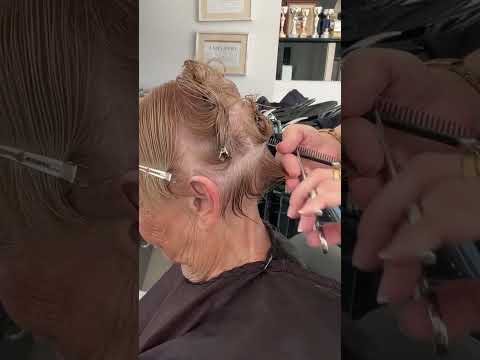 Layer haircut short #haircut #hair #hairstyle #short #video #blowup #beauty #diyhairstyle #usa