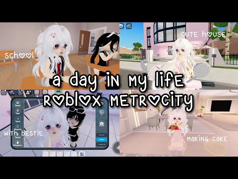 a day in my life roblox | kehidupan di metrocity