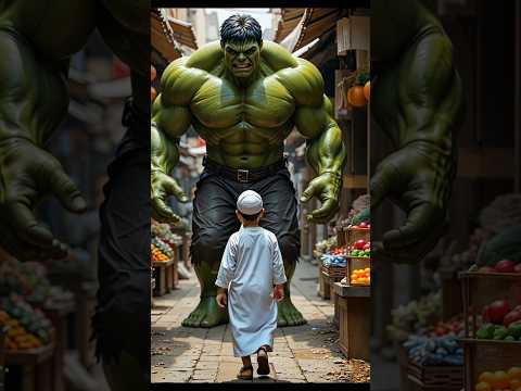 Hulk converts to Islam #ytshorts #shorts #story #ai