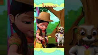 ఆవు ఏమి చెప్పింది - Domestic Animal Sounds | Telugu Rhymes for kids | Infobells #telugurhymes