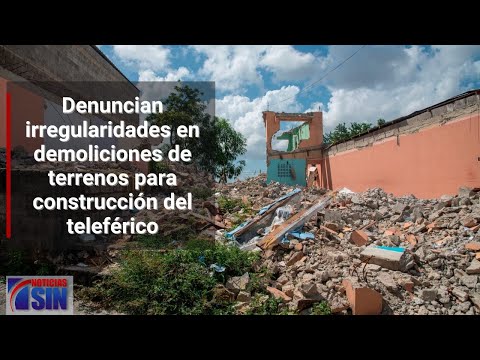 Varias familias aseguran que fueron derribadas parte de sus casas, sin llegar a un acuerdo