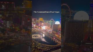 The view from the Cosmopolitan fountain view room. #lasvegas