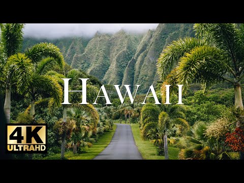 Hawaii 4K Video with Relaxing Music - Peaceful Relaxing Nature