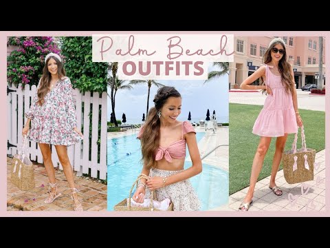 Video: OUTFITS I WORE TO PALM BEACH | Vacation Outfit Ideas 2021 Lookbook