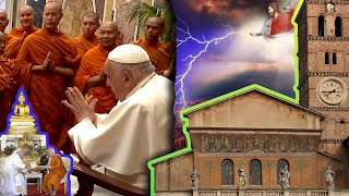 La oración budista con Francisco en una antigua iglesia católica cumple la profecía