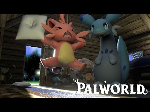 When lightning strikes, take shelter with your Pals! │ Palworld Official