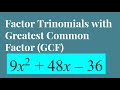 Understanding GCF and Cross-Multiplication