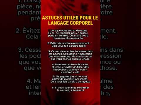 5 Astuces de Langage Corporel Pour Paraître Puissant et Confiant