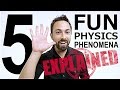 Physics Concepts in Everyday Phenomena