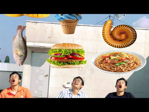 Eating laddu, jalebi, pizza, burger vs insects, shikhar, bimal - Funny vfx magic video