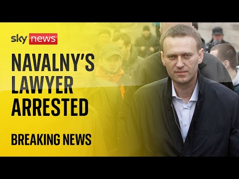 Navalny's lawyer arrested in Moscow